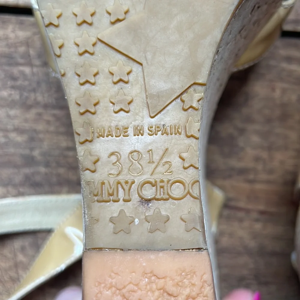 Jimmy Choo Wedges sz 38 1/2 incl orig box and dust bag - Picture 11 of 13